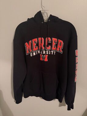 Black Pullover Hoodie Mercer University